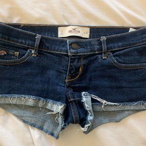 Hollister Dark Denim Shorts